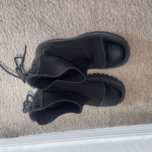 Black Combat Boots - Picture 6 of 7